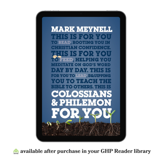 Colossians and Philemon For You (eBook)